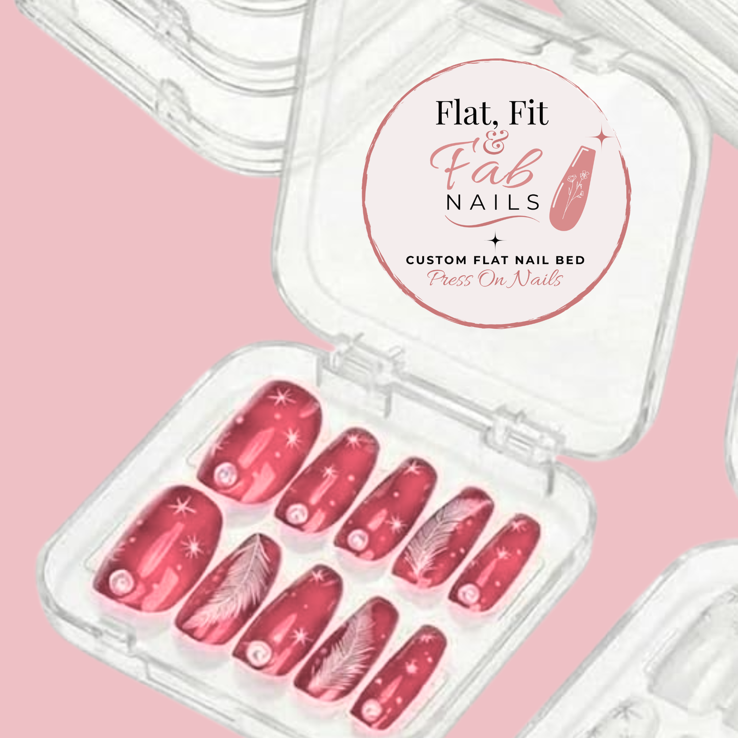 One Set of Custom Press-on Nails